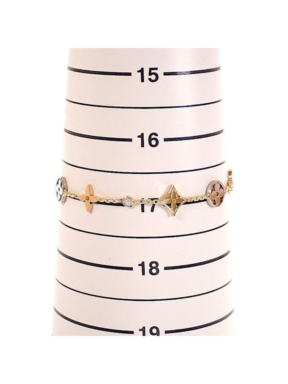Louis Vuitton Monogram Idylle Bracelet 18k Yellow Gold 18k Pink Diamond - Picture 9 of 12
